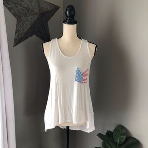 Ginger G White Tank Top Sz Medium